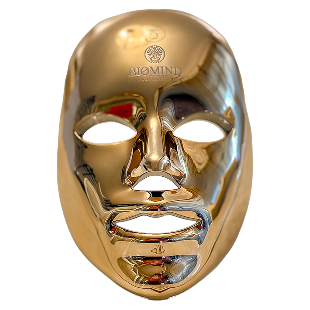 LED face mask “Biomind” — gold