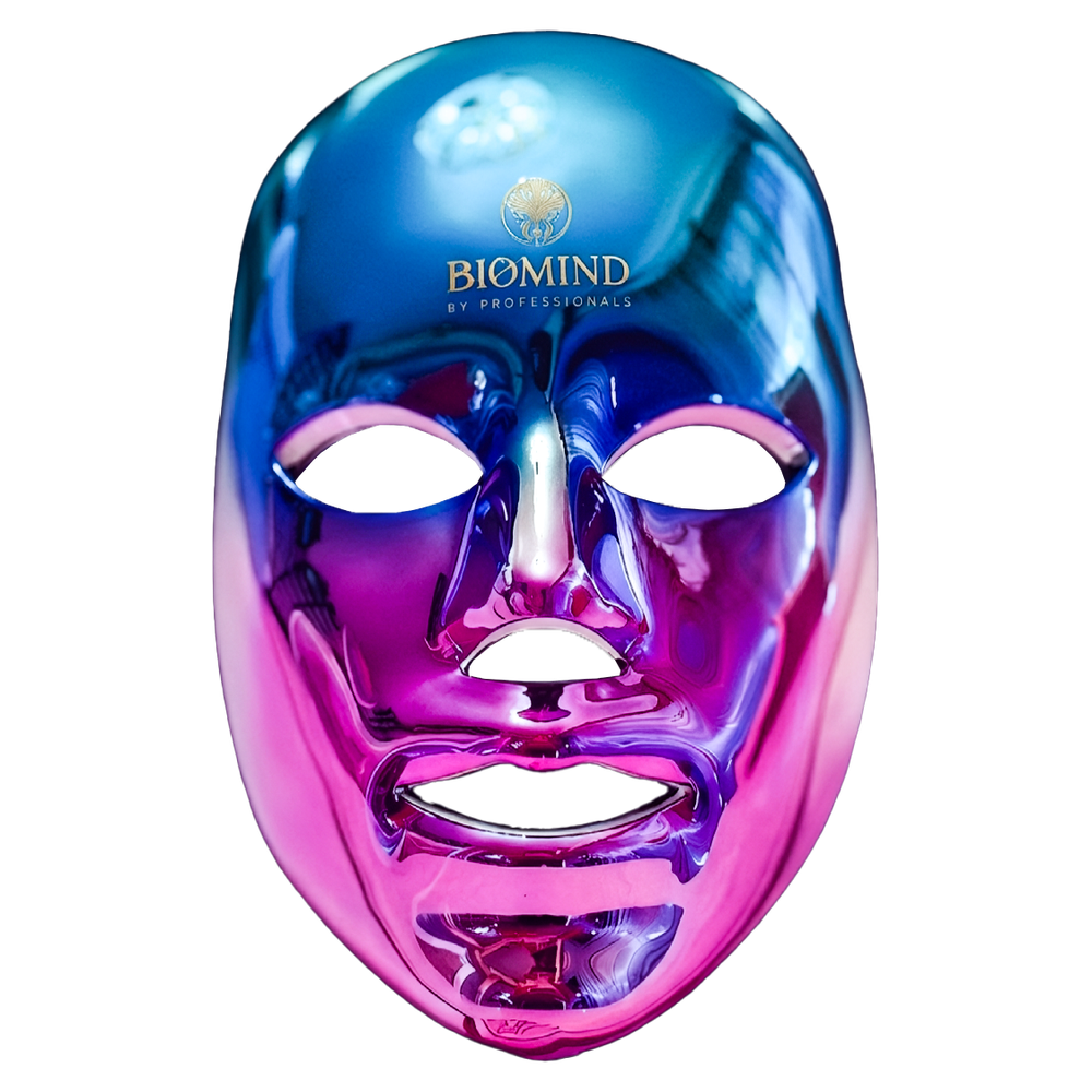Biomind LED mask — chrome