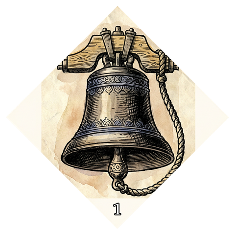Fortune card symbol No. 1 — Bell