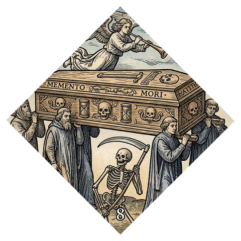 Fortune card symbol No. 8 — Coffin