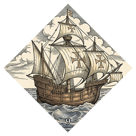 Fortune card symbol No. 9 — Ship