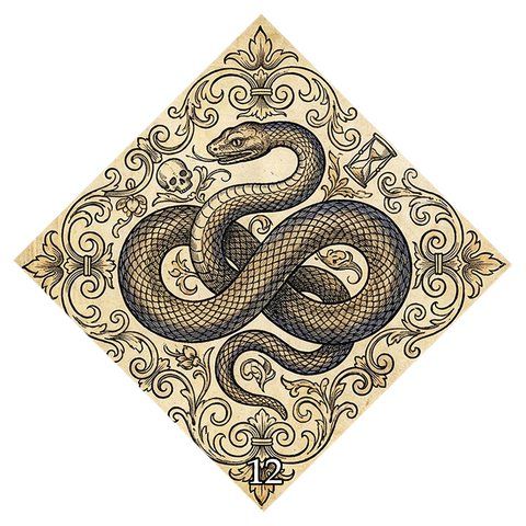 Fortune card symbol No. 12 — Viper