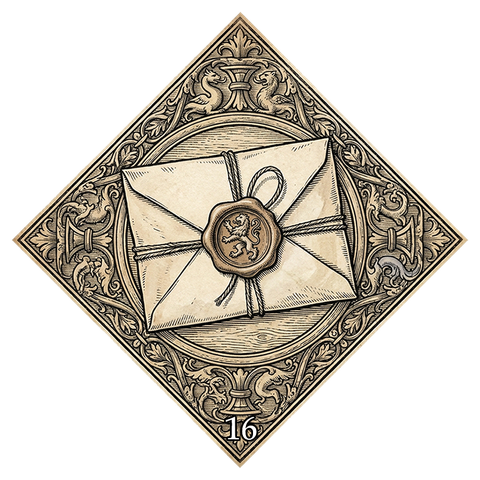 Fortune card symbol No. 16 — Letter