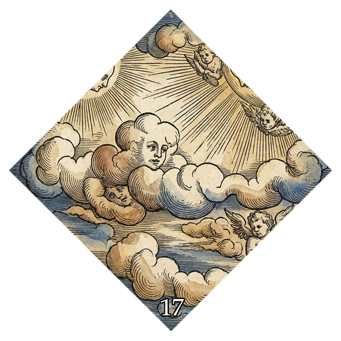 Fortune card symbol No. 17 — Clouds