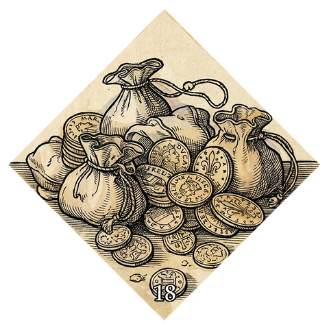 Fortune card symbol No. 18 — Money
