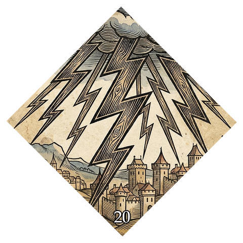 Fortune card symbol No. 20 — Lightning