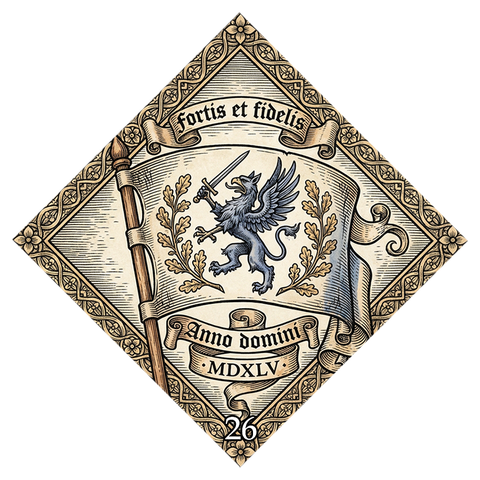 Fortune card symbol No. 26 — Banner