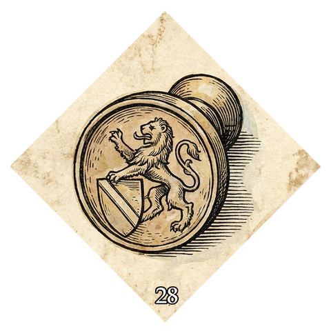 Fortune card symbol No. 28 — Seal