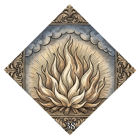 Fortune card symbol No. 38 — Fire