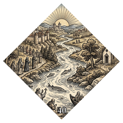 Fortune card symbol No. 40 — River